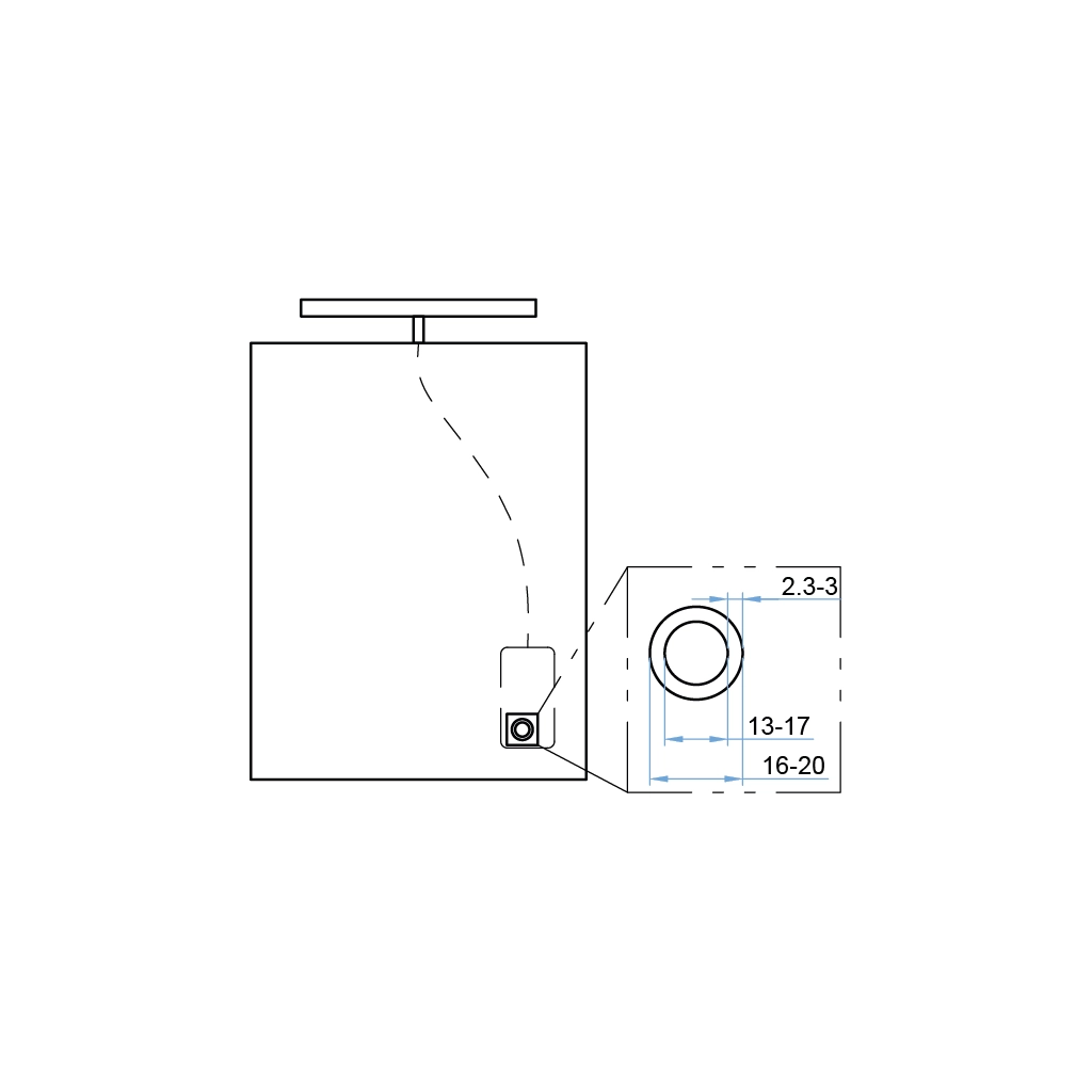t646 accensione touch retro specchio 300w 1 
