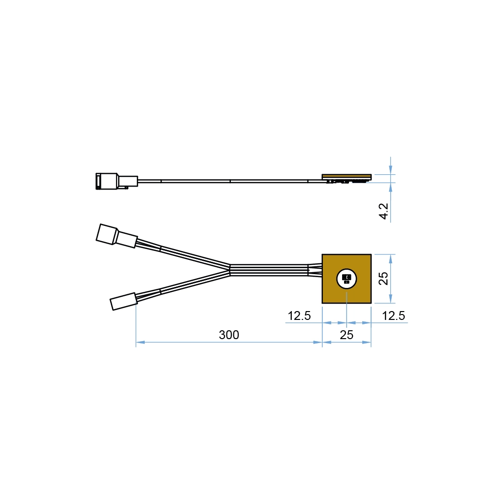 t649 30 accensione touch dimmer retro specchio 12v 48w 24v 96w 1 