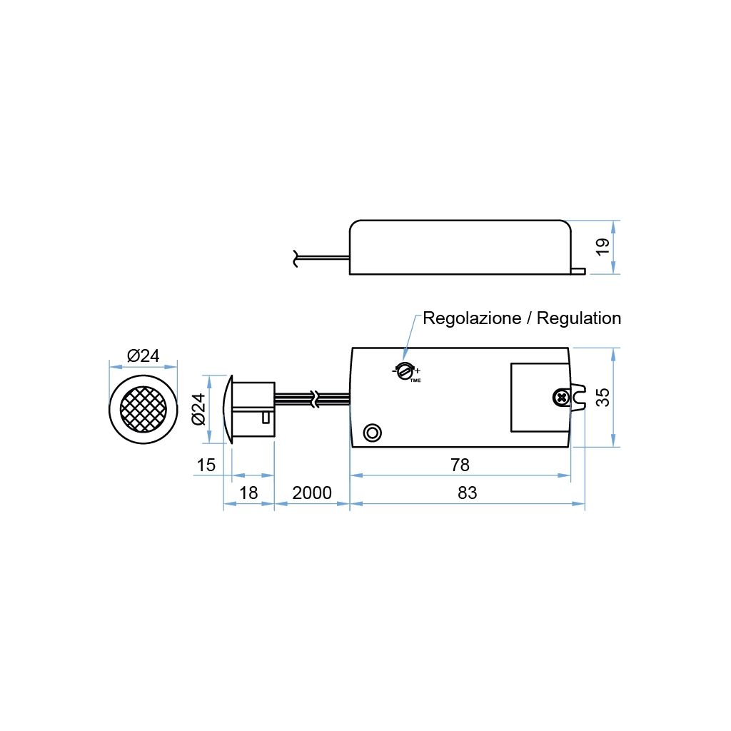 t651 230ba accensione rilevatore presenza 250w 1 