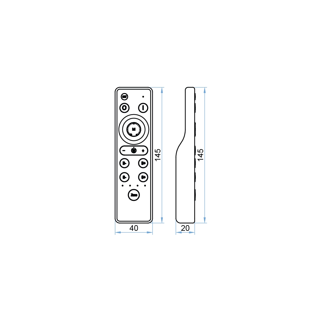 t720 dim accensione centralina quattro canali telecomando dimmer 12v 72w 24v 144w 1 