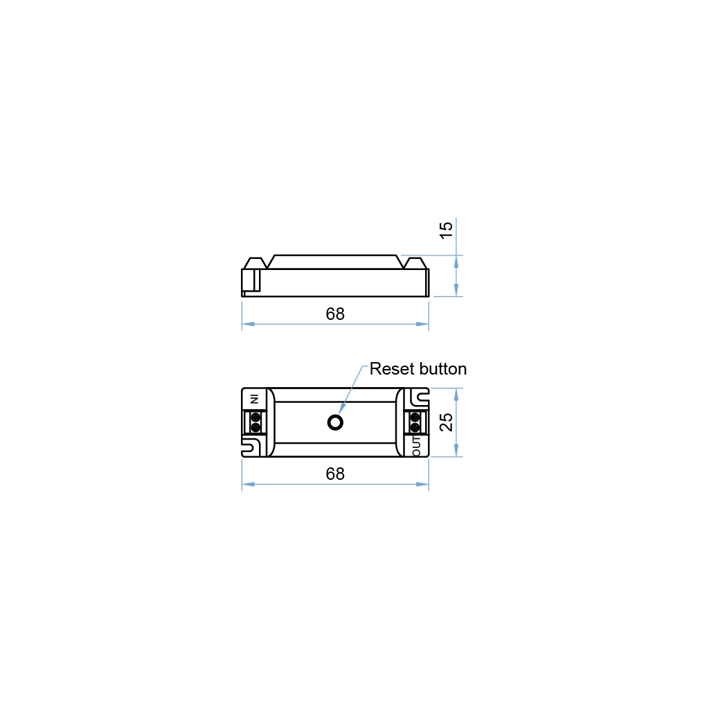 t740 pir accensione ricevitore wireless 12v 36w 24v 72w 1 