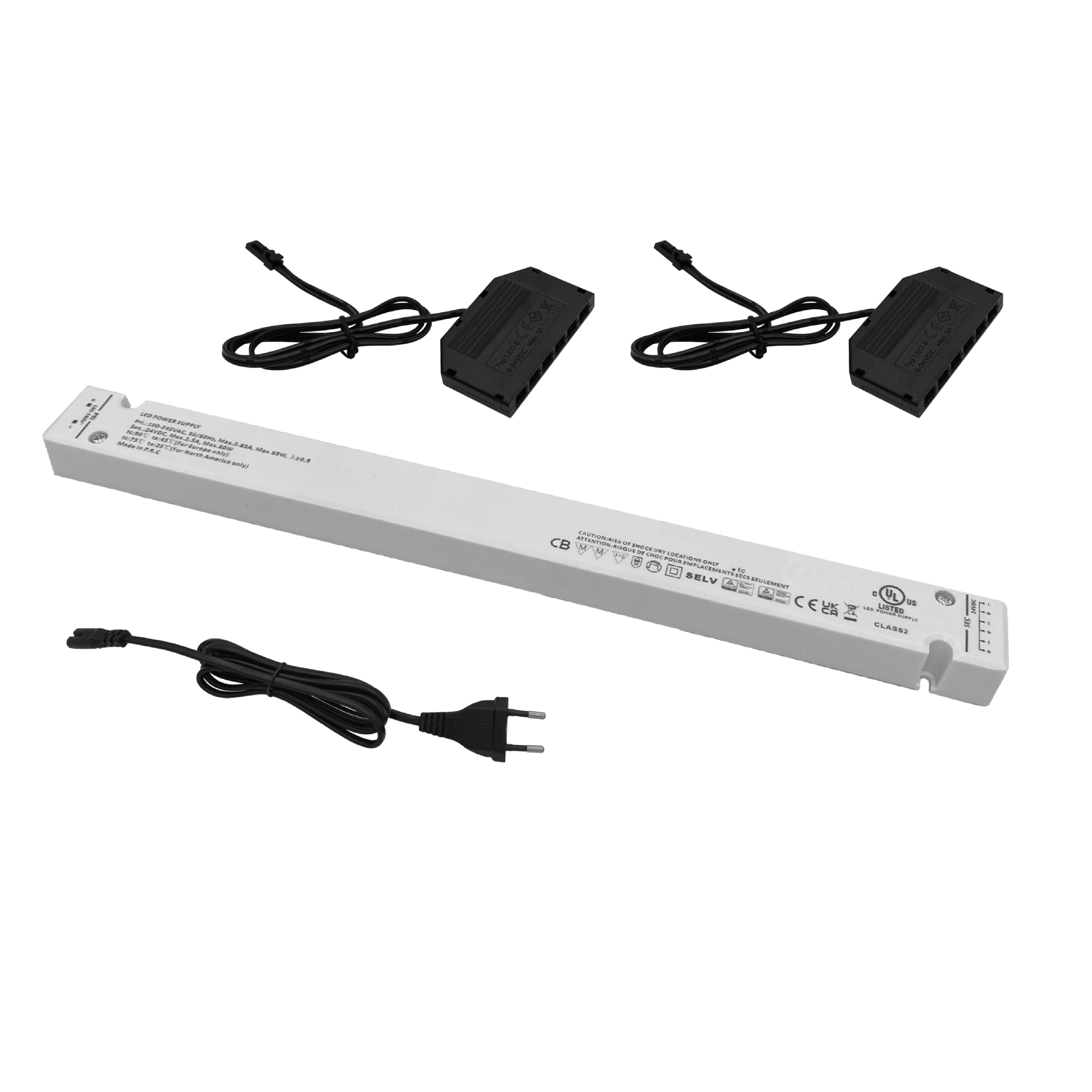 ku84led12 60w24v kit alimentatore cablato 60w 24v 1 