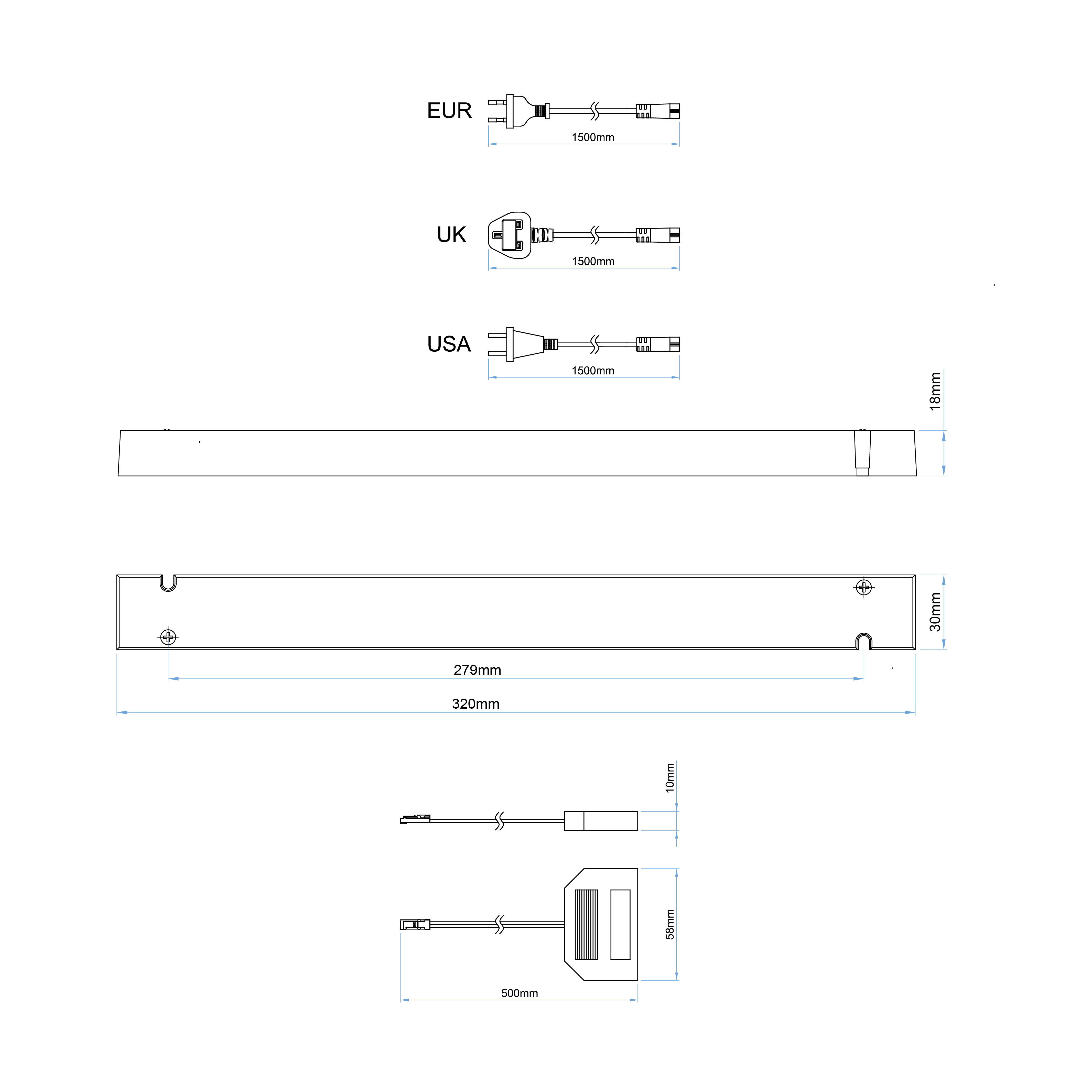 ku84led12 60w24v kit alimentatore cablato 60w 24v 1 