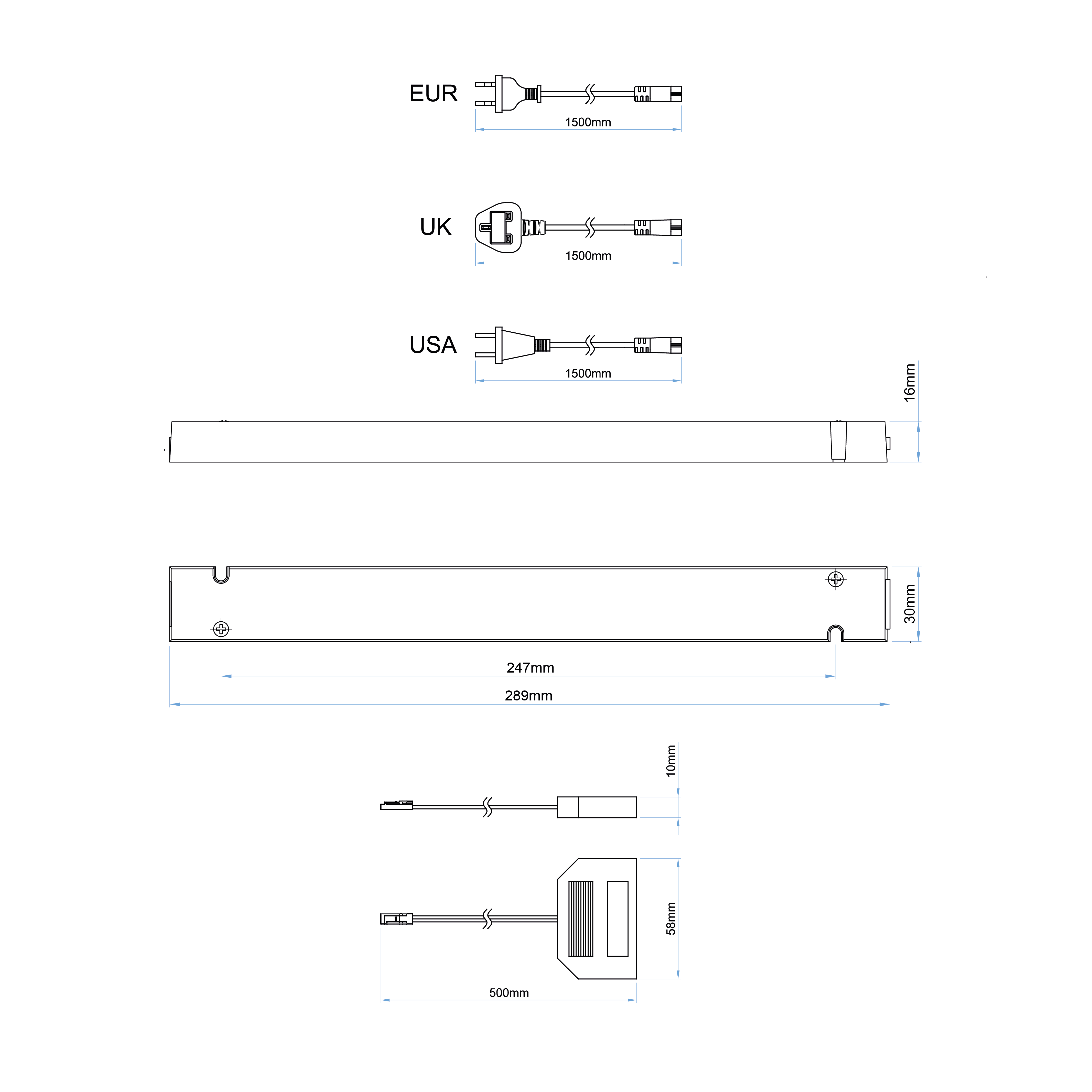 ku84led6 30w24v kit alimentatore cablato 30w 24v 1 
