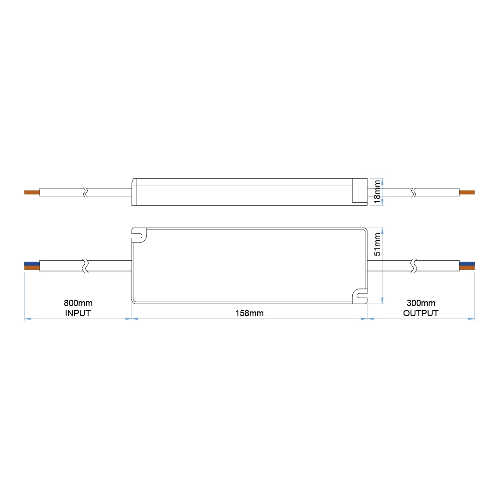 t685 12v30w44 t685 24v30w44 alimentatore regolato tensione ip44 30w 12v 24v 1 
