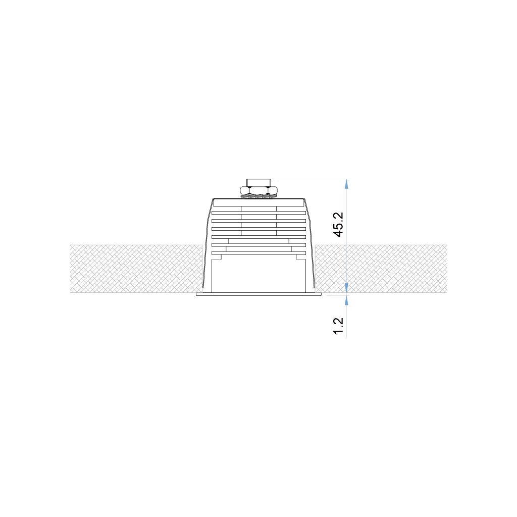 f88q aktis aluminum led spotlight 4w 350ma 1 