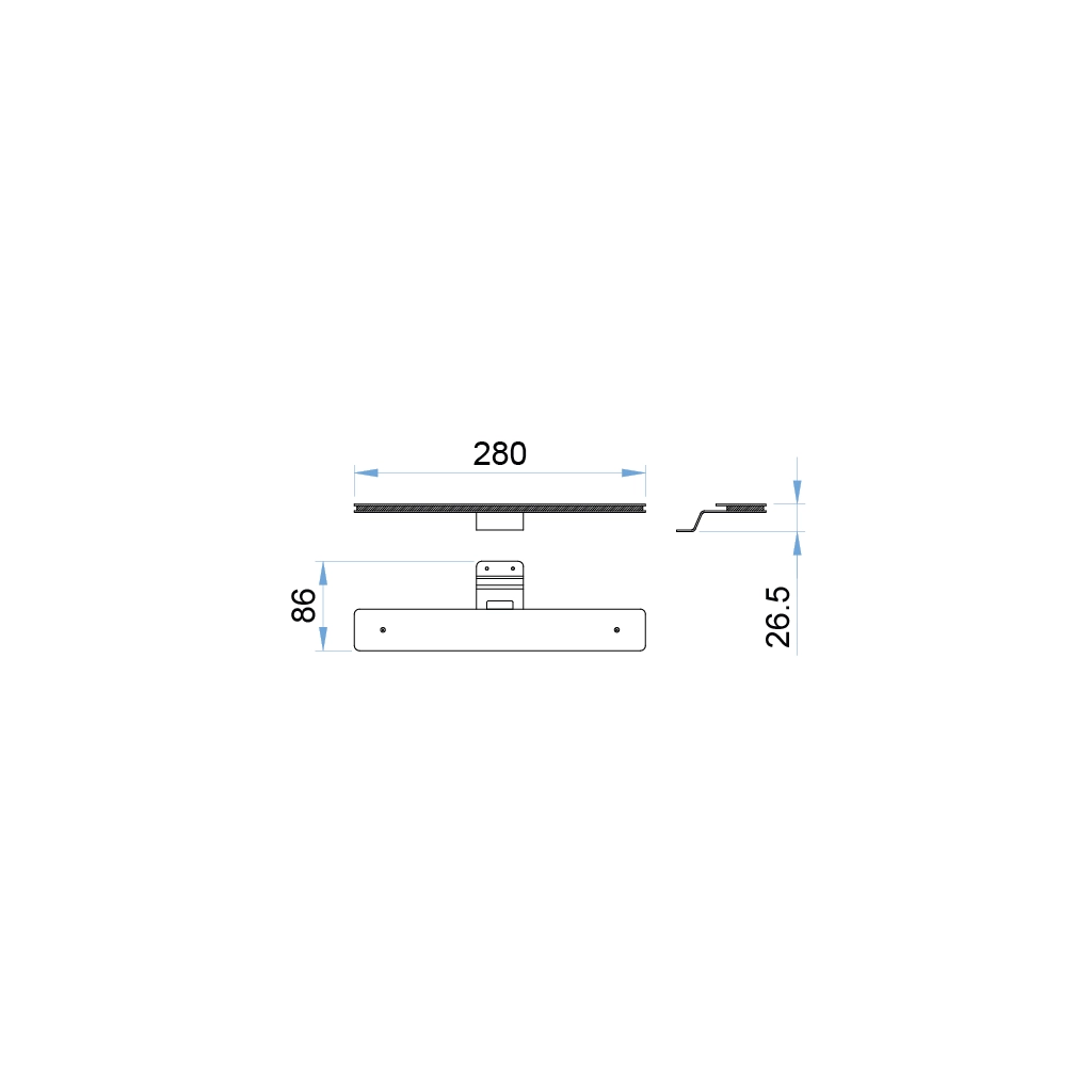 a109k ania chrome led mirror lamp 12v 1 