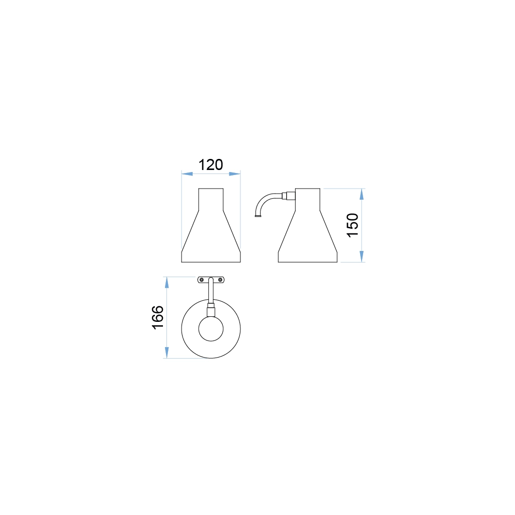 a131 simos led mirror lamp rotatable bracket gu10 support 230v 1 