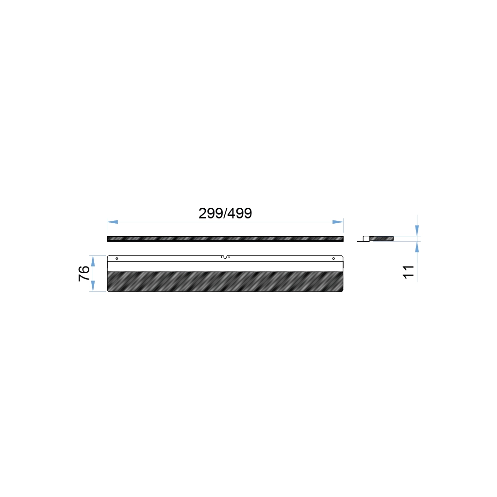 a138k 500 veletta led mirror lamp sandblasted methacrylate 24v 1 