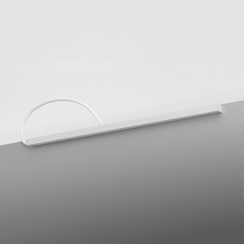 Thin LED lamp for mirror with fixing