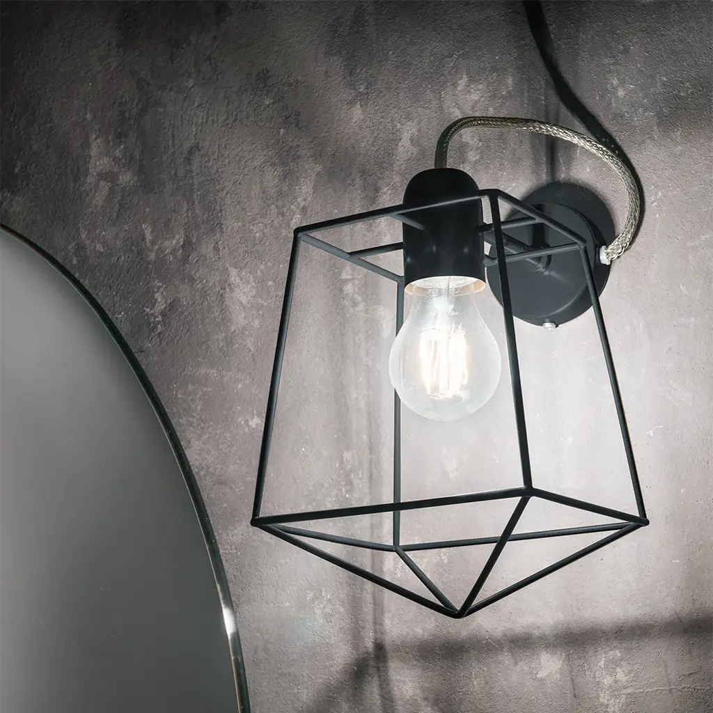 a201m lanterna led wall lamp metal e27 support 230v 1 