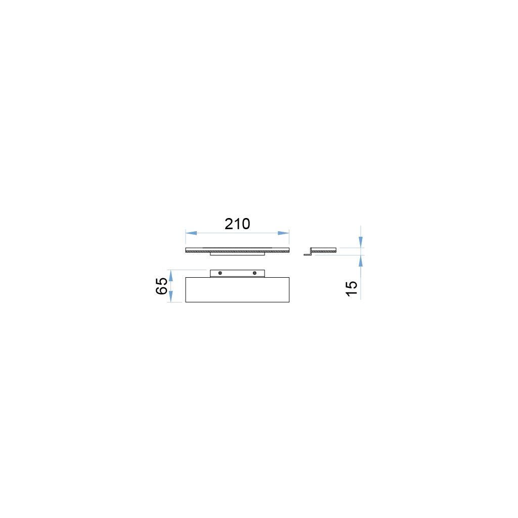 a27k flat chrome led mirror lamp 12v 1 