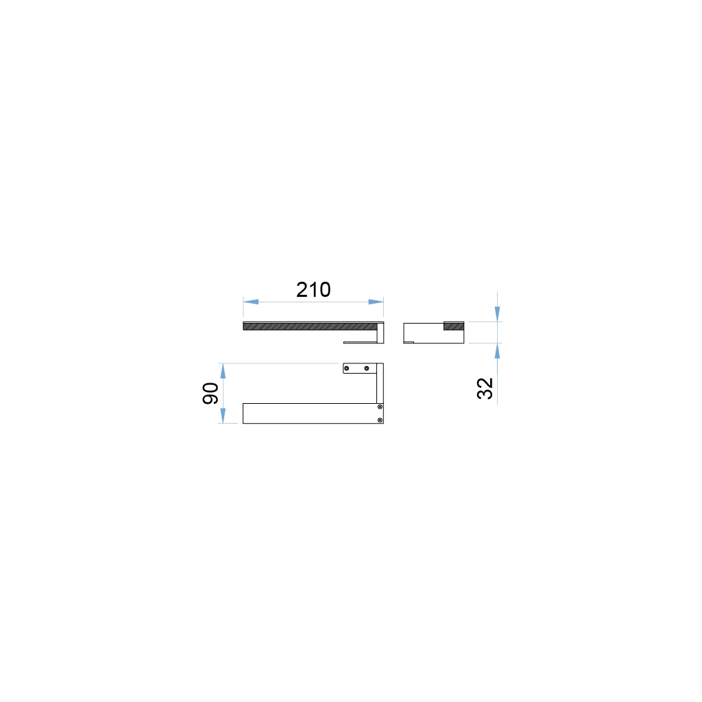 a57k rifle chrome led mirror lamp 24v 1 