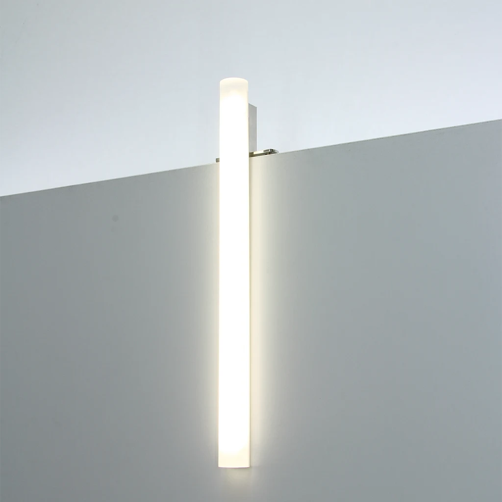 A67K - Chrome mirror LED lamp with opal methacrylate