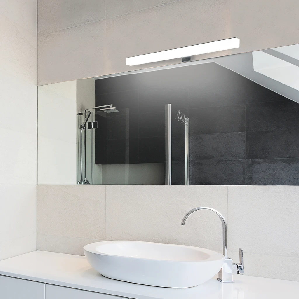 A74K - Steel mirror LED lamp
