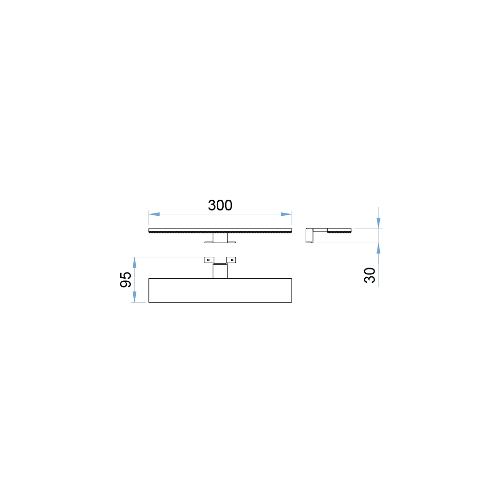 a81k otto chrome led mirror lamp 24v 1 