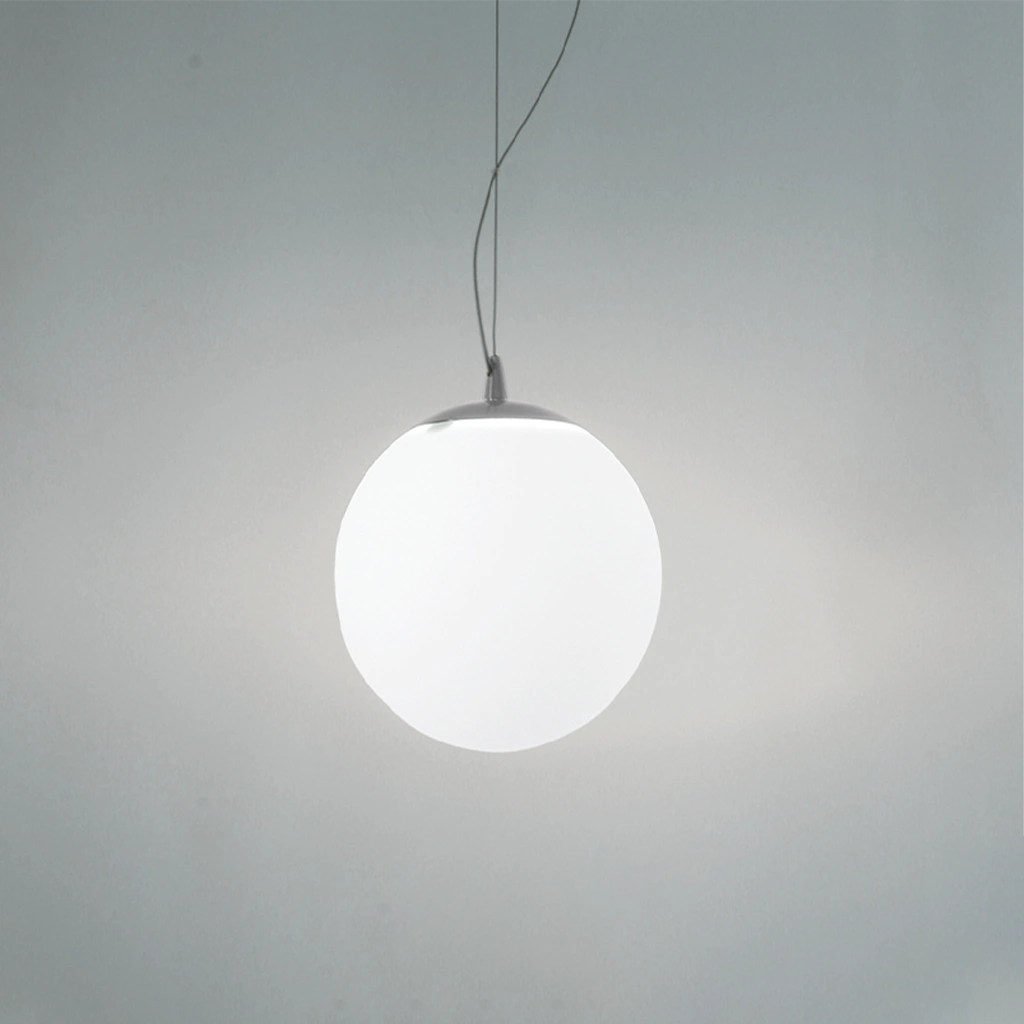 s400 samoa led suspension lamp white glass e27 support 230v 1 