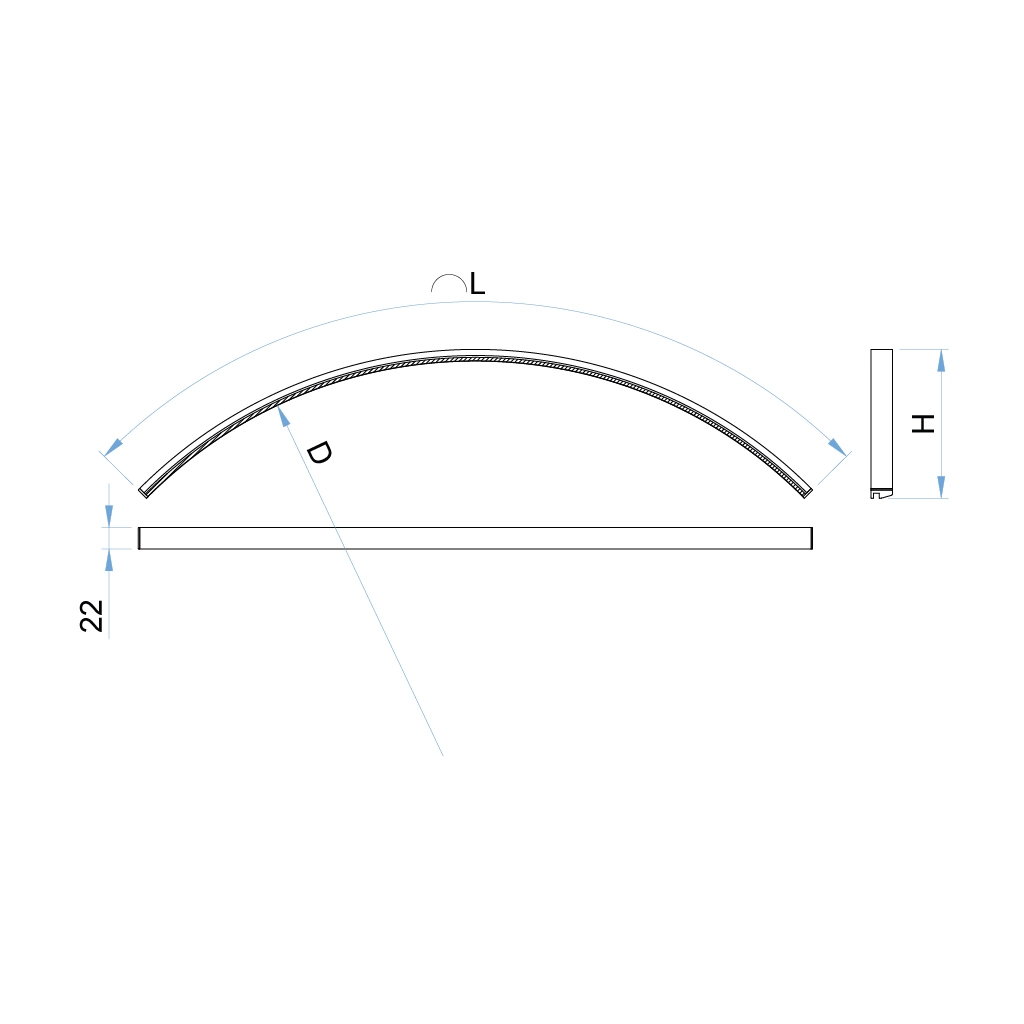 a215k ril lampada led specchio alluminio verniciato schermo opalino 1 