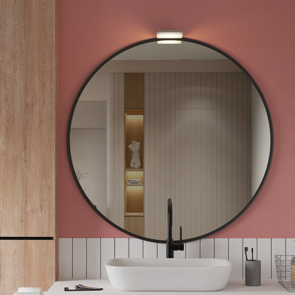 A46K - Lampada LED da specchio cromata