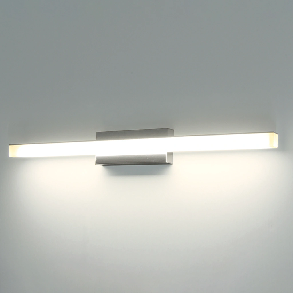 a74mk tani lampada led parete acciaio metacrilato sabbiato 230v 1 