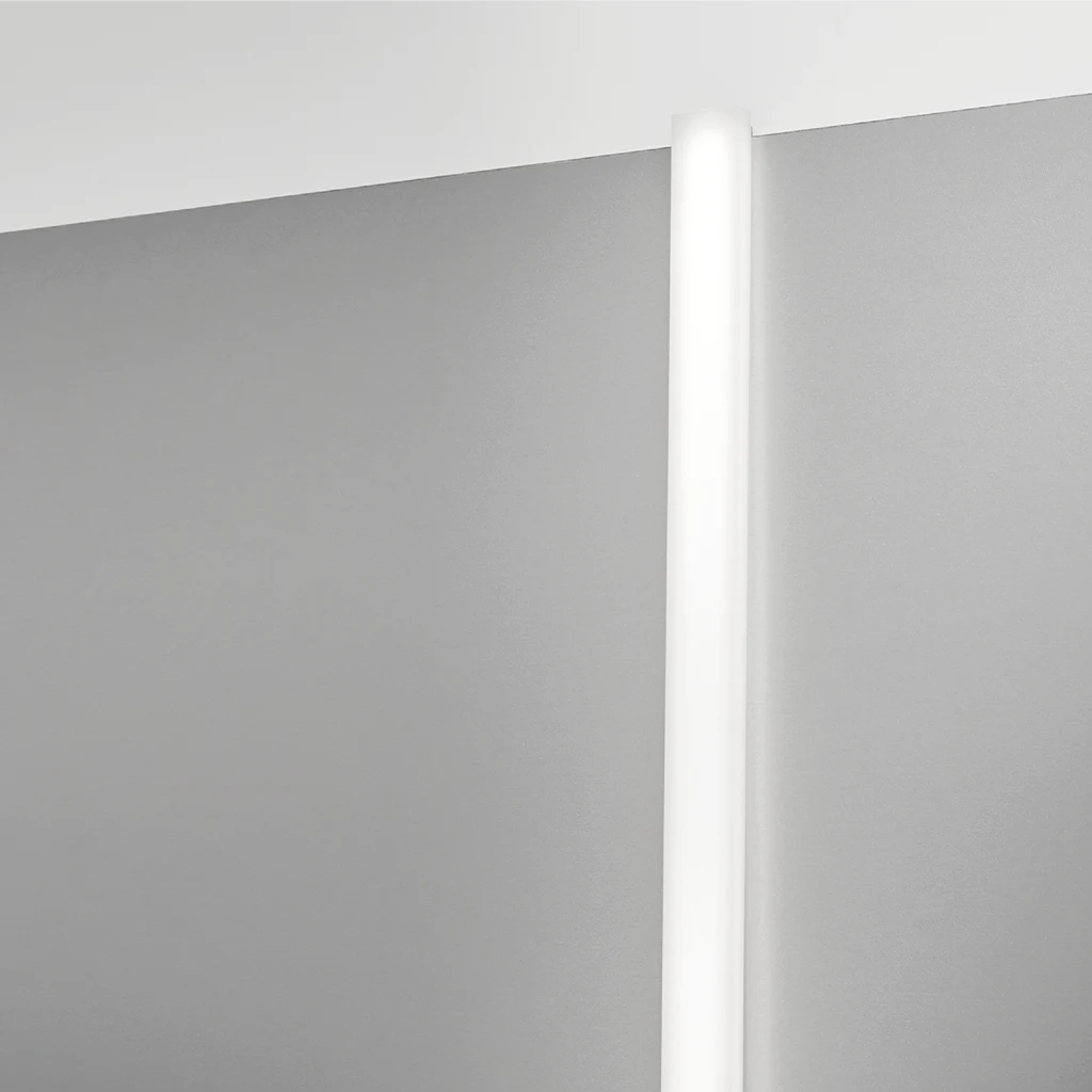 A99K - Lampada LED da specchio con metacrilato opalino