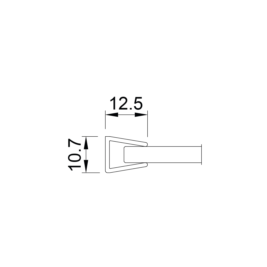 p38 faos plastic led profile glass shelf 1 