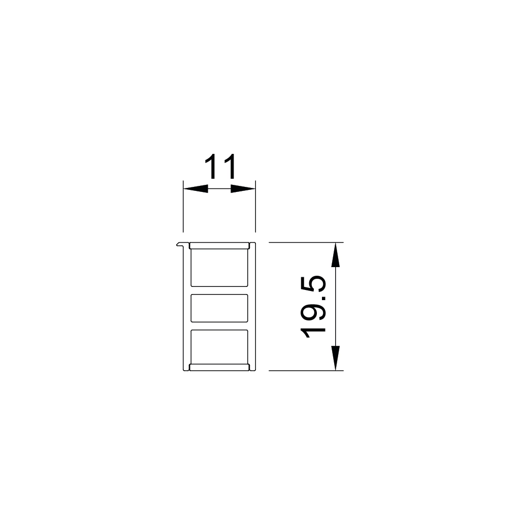 p43 tline aluminum led profile cabinet 1 