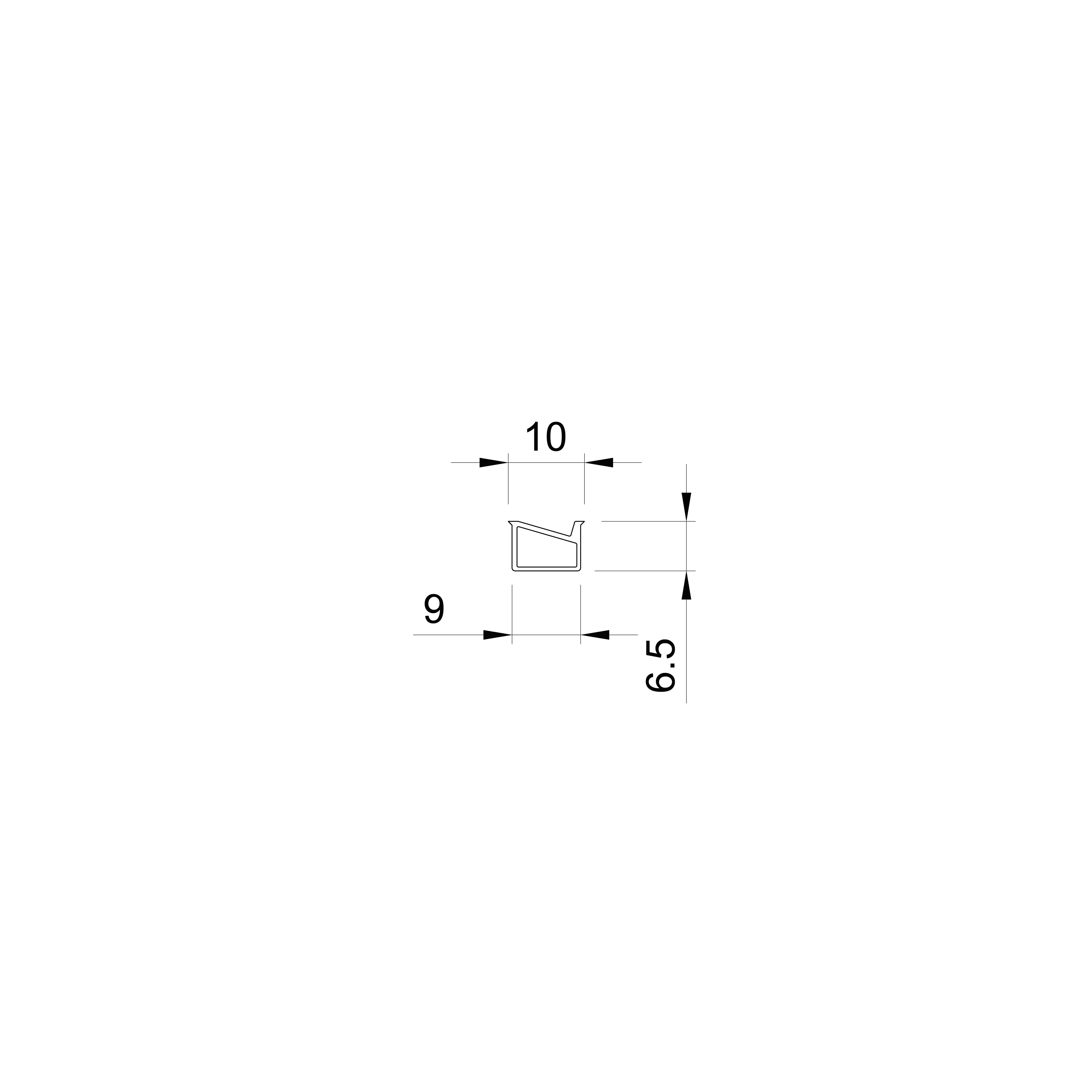 p84 kiren recessed polycarbonate led profile 1 