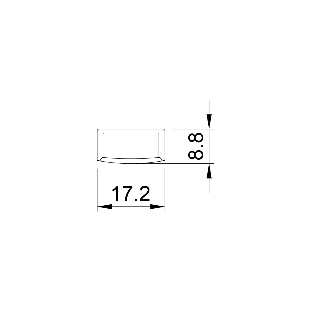 p51 itys profilo led alluminio esterno 1 