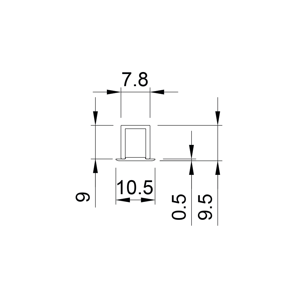 p55 mire1 profilo led alluminio incasso 1 