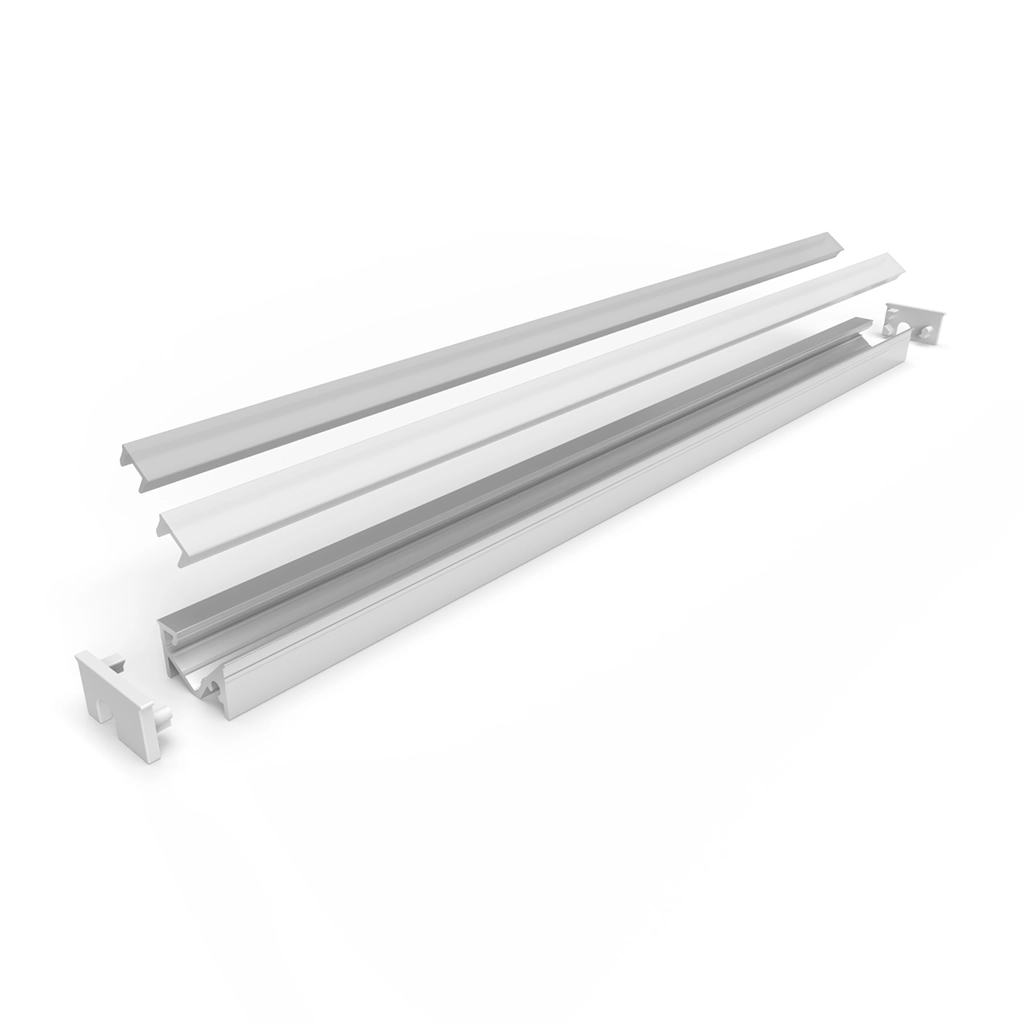 p66 clyde profilo led alluminio incasso luce indiretta 1 