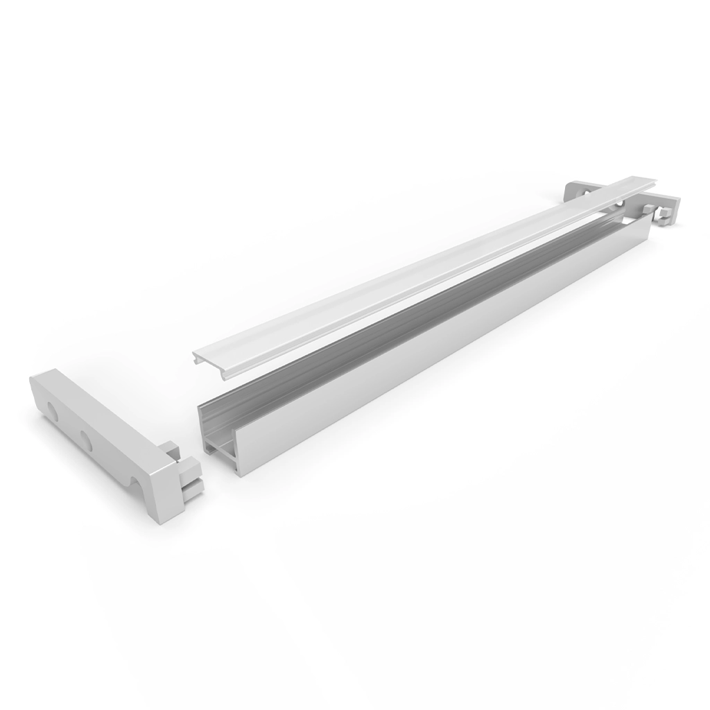 p96 regolo profilo led alluminio esterno illuminazione cassetti 1 