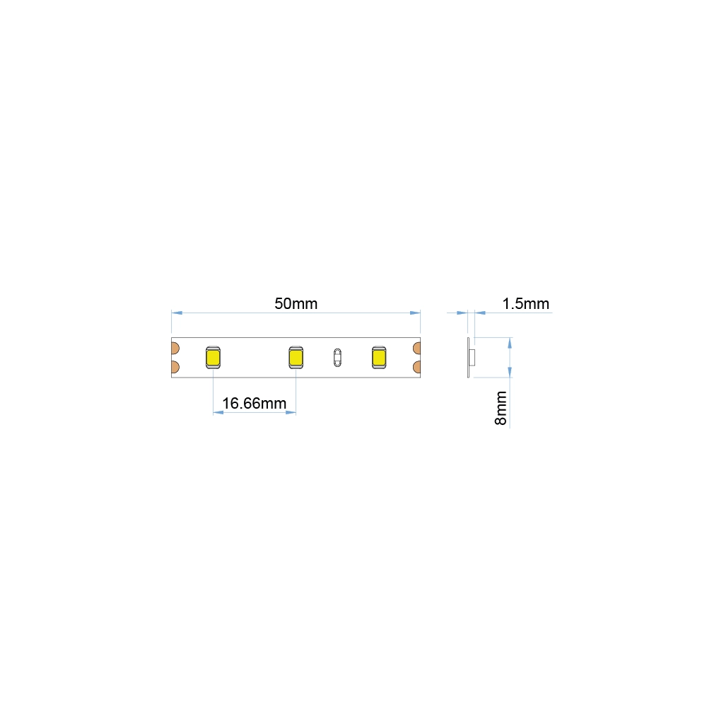 st27 12 led strip ip20 white pro ul listed 12v 1 