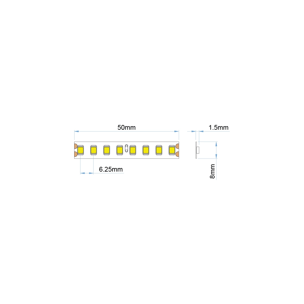 st28 24 led strip ip20 white pro ul listed 24v 1 