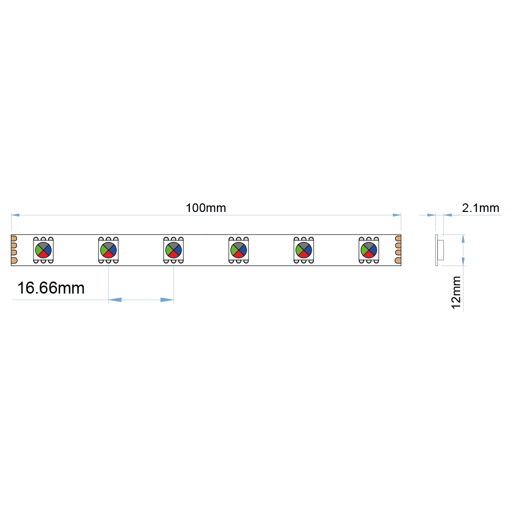 st53 rgb w led strip ip20 rgb ul listed 24v 1 