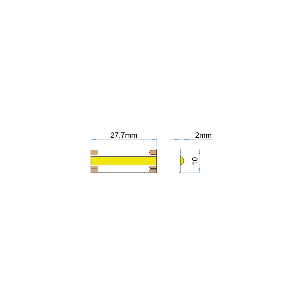 st58 led strip ip20 tunable white ul listed 24v 1 