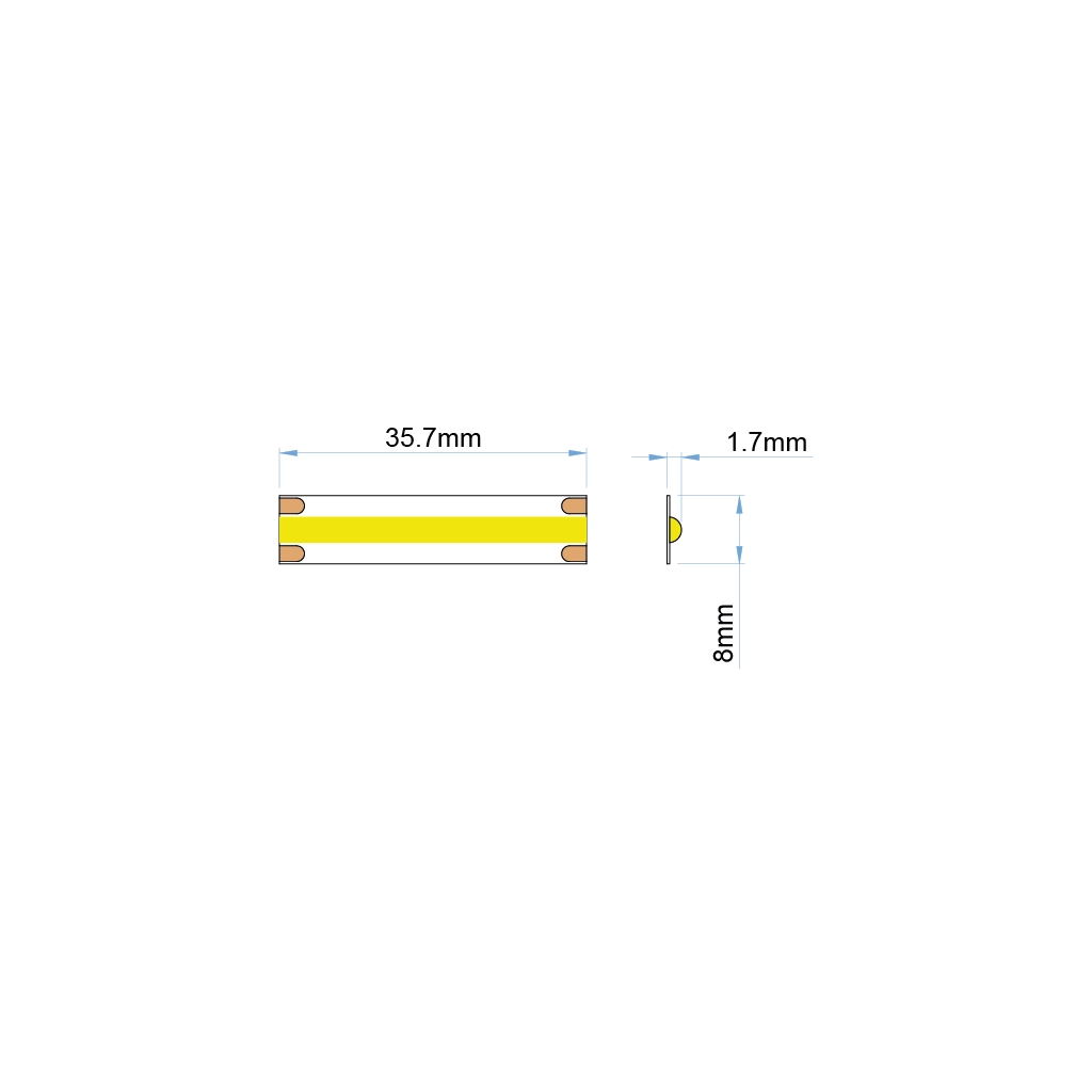 st80 led strip ip20 cof 12v 1 