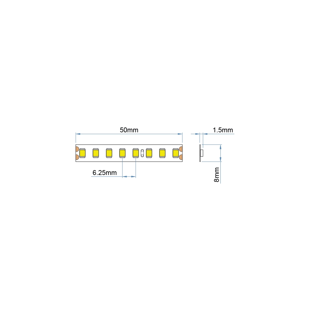 st19 24 strip led ip20 white pro ul listed 24v 1 