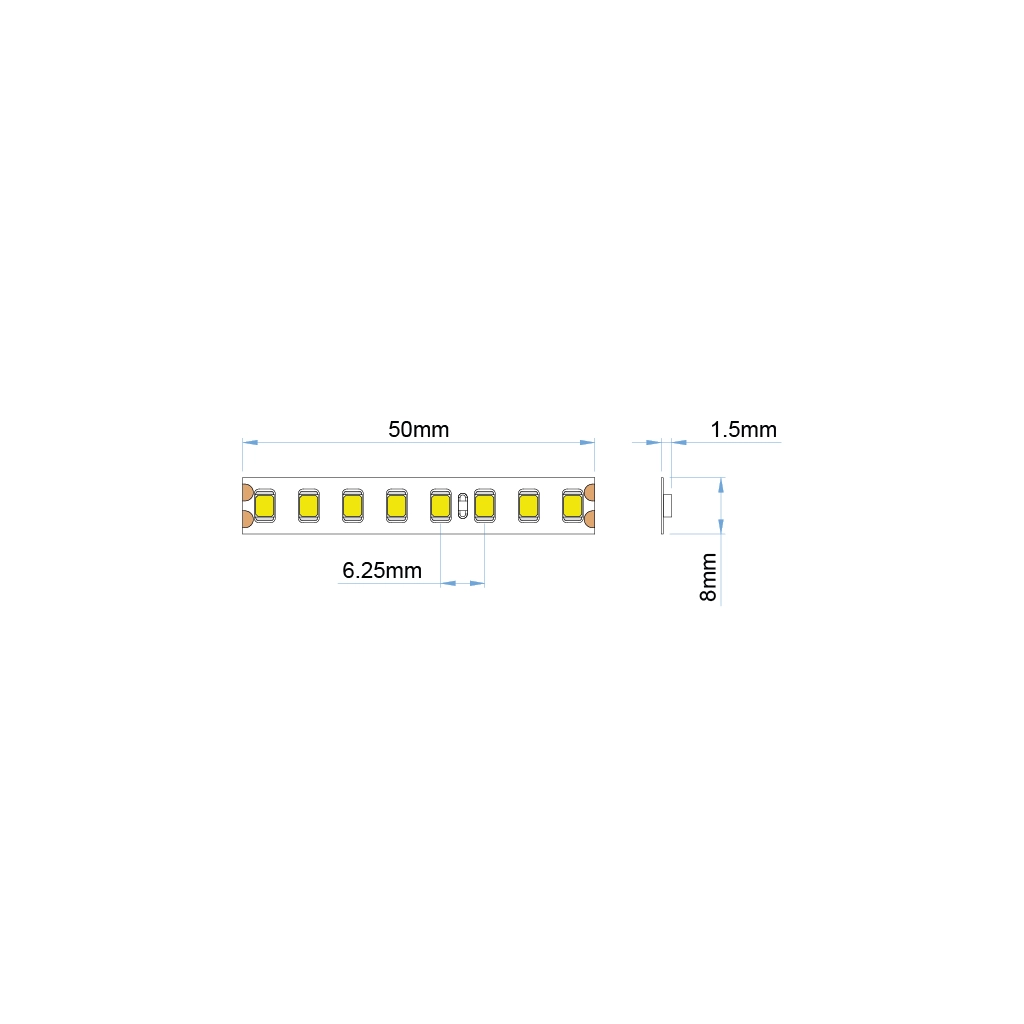 st23 strip led ip20 white pro ul listed 24v 1 