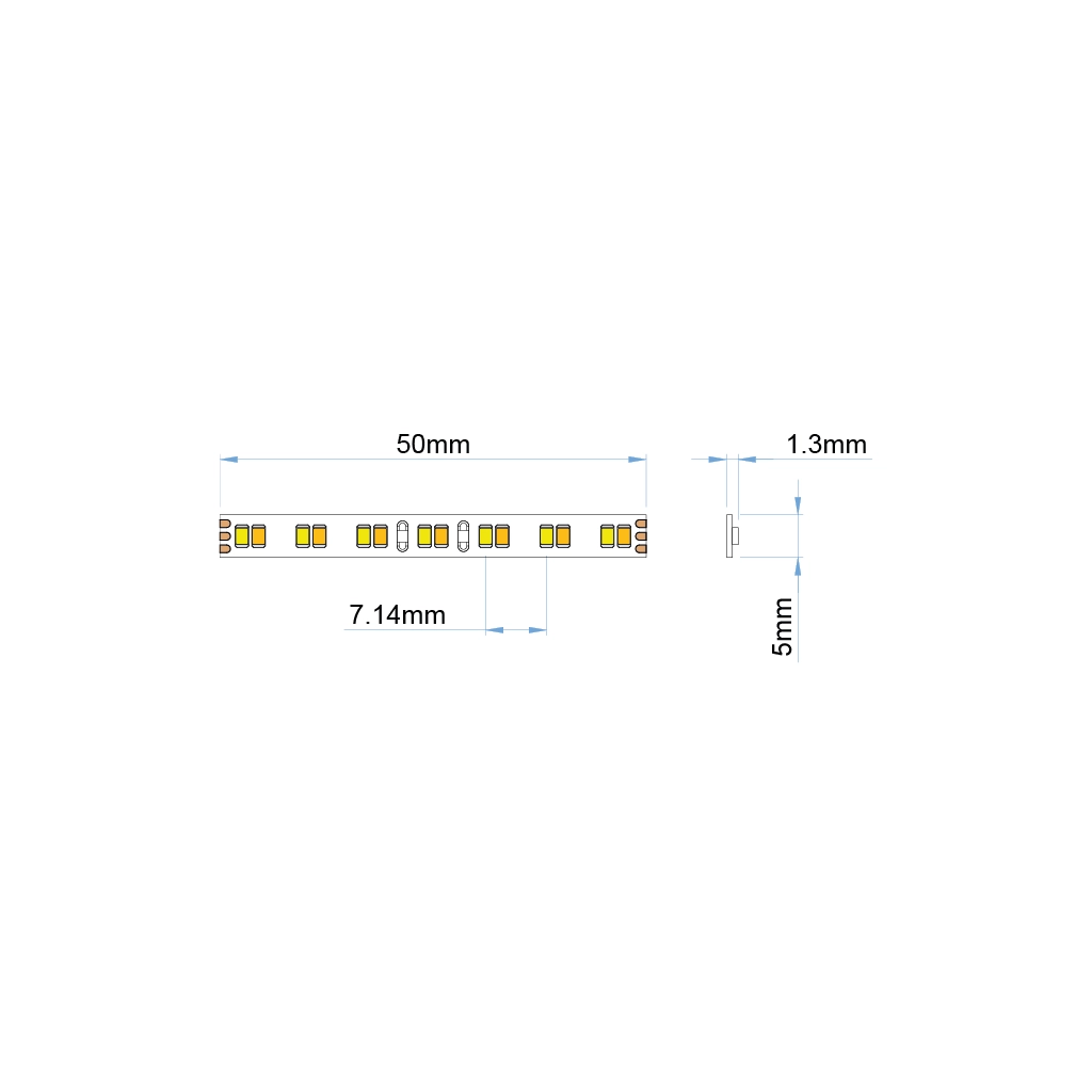 st59 tw strip led ip20 tunable white ul listed 24v 1 